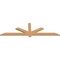 Ekena Millwork Kennewick Timber Gable Bracket, Western Red Cedar, 72"W x 21"H x 1 1/2"D x 3 1/2"F, 7/12 Pitch GBW072X21X0204KEN00SWR - alternate 5